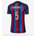 Cheap Barcelona Sergio Busquets #5 Home Football Shirt Women 2022-23 Short Sleeve